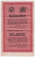 DWIGHT EISENHOWER ALLIED SAFE CONDUCT PASS