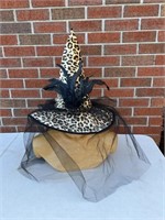 Leopard Print Witches Hat