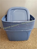 10 Storage Totes, Type A, 63 L