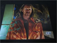 LEW TEMPLE SIGNED 8X10 PHOTO BAS COA