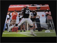 KAREEM HUNT SIGNED 8X10 PHOTO BROWNS JSA