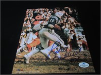 LYDELL MITCHELL SIGNED 8X10 PHOTO COLTS COA