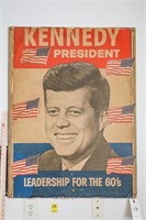 Lg JF Kennedy Campaign Poster, 30" x 40"