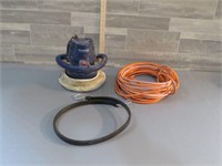 WAX MASTER POLISHER & APROX. 50' EXTENSION CORD