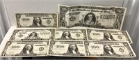 ASSORTED LOT LARGE FAUX MONEY