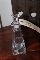 Glass oil and vinegar jar