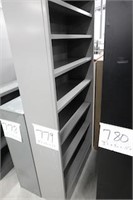 1 Metal Bookcase (36"w x 12"d x 78"t)