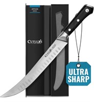 Cutluxe Butcher Knife – 10" Cimeter Breaking Knife