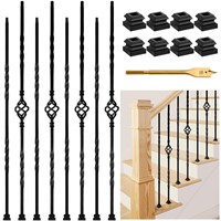 8Pack Iron Stair Balusters 36" guard rail