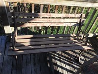 Iron & Wood Bench