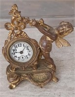 Bronze 1894 Decorative clock, not working