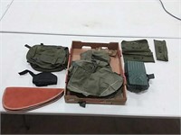 ARMY gun cleaning kits, Dry Box, gun cases, bags