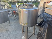 200L S/S Jacketed Tank with Internal Coil