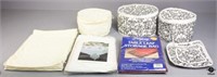 Lace Tablecloth, Table & Dish Storage Bags