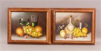 Pair of Oil on Board Signed Stanley Riddick
