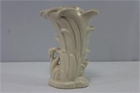 1940s McCoy Ivory Swan Vase