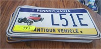 GROUP OF PA LICENSE PLATES