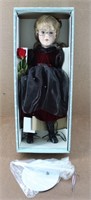 19" Crowne Porcelain Nora Doll w/ Stand