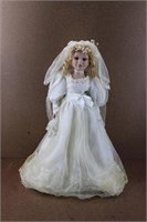 19" Fine Porcelain Bride Doll