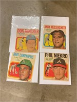 Paper baseball cards
