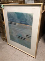 Beautiful matted art work 34”W x 41”H