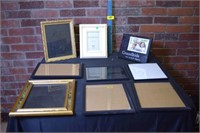 Various size picture frames