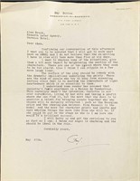 Signed Guy Bolton Playwright Letter