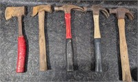 Plumb Carpentry Hatchet and Assorted Claw