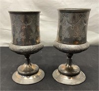 Reed And Barton Plated Silver Cups 1864