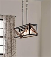 Barrington5 Light Linear Chandelier Black $435