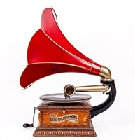 Antique Columbia Disc Graphophone