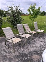 Four Patio Chairs