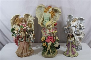 Large Angel & Fair Figurines