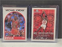 Michael Jordan 89 Hoops and 90 Upper Deck 7+