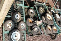 (8) garden center carts for parts or repair