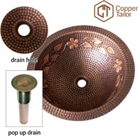 CT Copper Tailor 16 1/2 Bathroom Sink