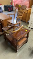 Child's Rocking Chair, End Table