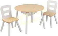 KidKraft Round Storage Table And 2 Chair Set