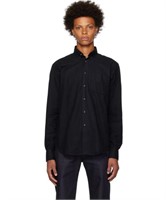NAKED & FAMOUS DENIM, Black Easy Shirt, Size: