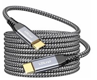 10ft USB C to USB C Cable (4K@60Hz, 100W,