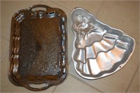 Mattel Barbie Doll Cake Mold + SS Serving Tray