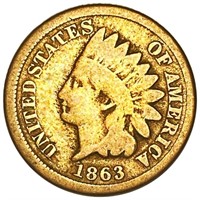 1863 Indian Head Penny UNCIRCULATED