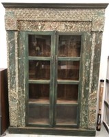 Ornately Carved Wood Display Case