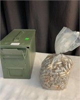 400 rounds 45 Auto reloaded, w/ ammo can