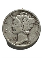 Set of 5 Mercury Dimes