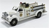 Fred T Smith Miller B Mack White Fire Pumper Truck