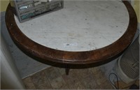 Round Italian Marble Top Table