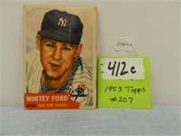 Whitey Ford 1953 Topps #207 (Creased)