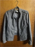 Grey Denim Jacket sz L