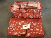 Snowflake Tote Bags (3)